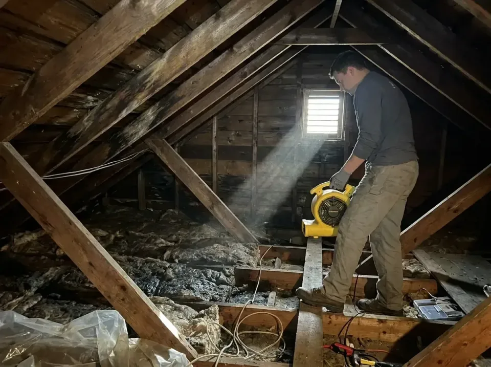 attic-water-damage-drying-proc-007 — frequently asked questions, Emergency Water Extraction & 24/7 Flood Response in Ferndal…